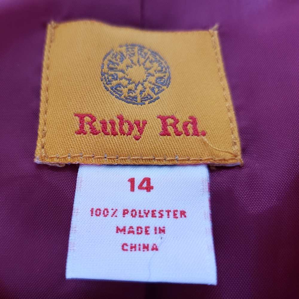 Ruby Rd. Faux Leather Jacket ECU - Picture 4 of 7